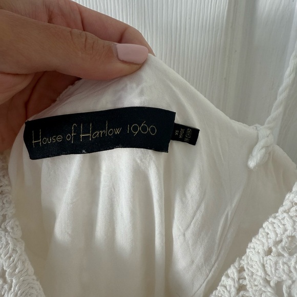 House of Harlow 1960 White Crochet Dress - Picture 4 of 5